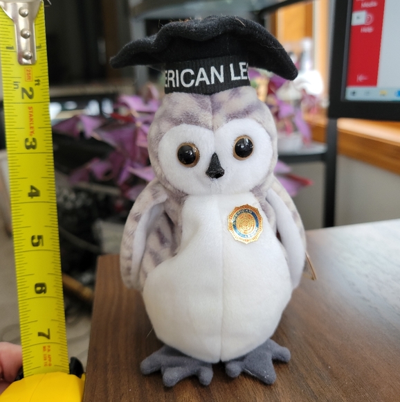 American Legion Wiser Beanie Baby. Custom Owl - Picture 1 of 5